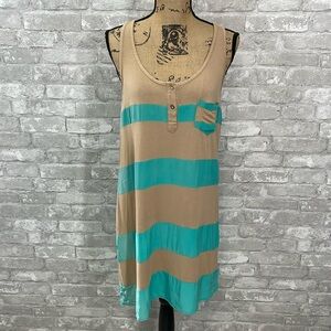 Ali Ra Silk Striped Tank Dress